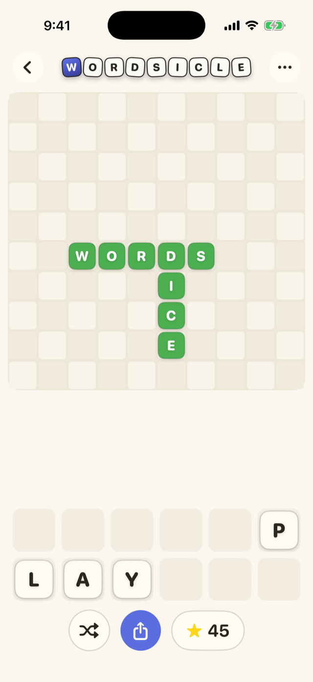 Building WORDS and DICE on the Wordsicle board